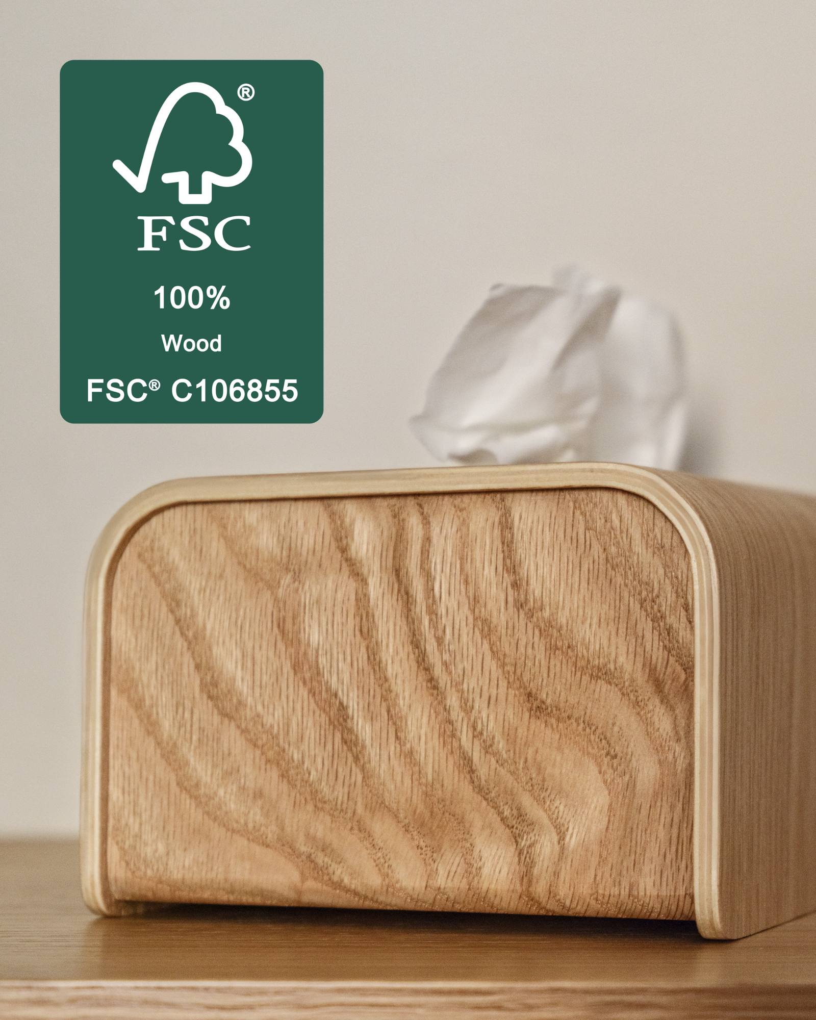 Aki Tissue Box im Raum